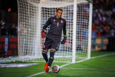 Anthony Moris, UEFA Euro 2024 eleme maçında Portekiz ve Lüksemburg milli takımları arasında Estadio Algarve, Faro 'da oynandı. (Maciej Rogowski)