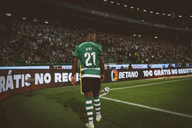 Liga Portugal maçında Geny Catamo Sporting CP ile Moreirense FC arasında Estadio Jose Alvalade, Lizbon, Portekiz 'de oynanan 23 / 24 maçında. (Maciej Rogowski)