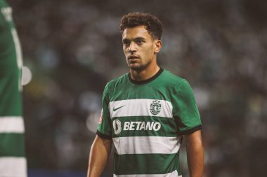 Portekiz 'in Lizbon şehrinde Estadio Jose Alvalade' de, Sporting CP ile Moreirense FC arasında oynanan Liga Portekiz maçında Pedro Goncalves. (Maciej Rogowski)