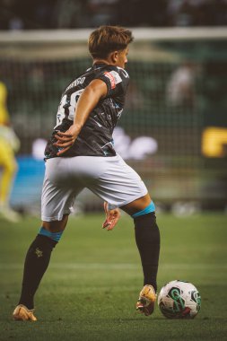 Portekiz Ligi maçında Goncalo Franco, Portekiz 'in başkenti Lizbon' daki Estadio Jose Alvalade 'de Sporting CP ile Moreirense FC arasında 23 / 24 maç yaptı. (Maciej Rogowski)