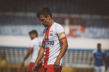 Liga Portekiz 2 / 23 maçında UD Leiria 'dan Kaka Estadio Restelo, Belem, Lizbon, Portekiz' de CF OS Belenses ve UD Leiria arasında. (Maciej Rogowski)