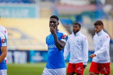 x in Liga Portugal 2 23 / 24 play between CF OS Belenenses and UD Leiria at Estadio Restelo, Belem, Lisbon, Portugal. (Maciej Rogowski)