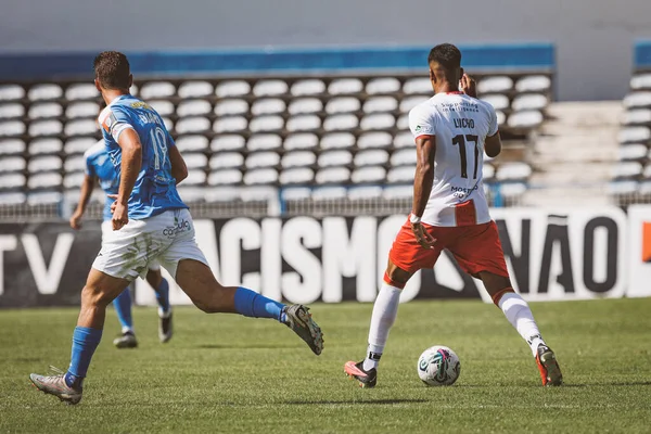 Lucho Vega Während Des Ligaspiels Zwischen Belenenses Und Leiria Estadio — Stockfoto