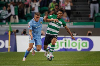 Costinha, Hidemasa Morita Liga Portekiz 'de 23 / 24 Estadio Jose Alvalade, Lizbon' da Sporting CP ve Rio Ave FC arasında oynanan maçta. (Maciej Rogowski)