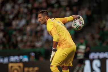 Portekiz Ligi maçında Antonio Adan, Estadio Jose Alvalade, Lizbon, Portekiz 'de Sporting CP ve Rio Ave FC arasında 23 / 24 maç yaptı. (Maciej Rogowski)