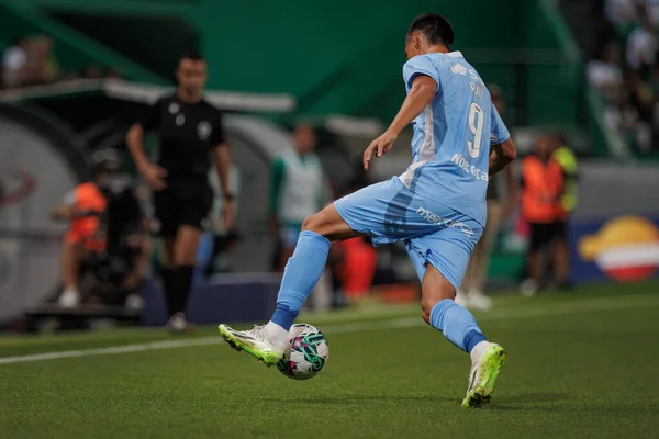 Leonardo Acevedo Κατά Διάρκεια Liga Πορτογαλία Παιχνίδι Μεταξύ Sporting Και — Φωτογραφία Αρχείου