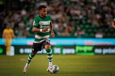 Liga Portekiz maçında Marcus Edwards, Estadio Jose Alvalade, Lizbon, Portekiz 'de Sporting CP ve Rio Ave FC arasında 23 / 24 maç oynadı. (Maciej Rogowski)