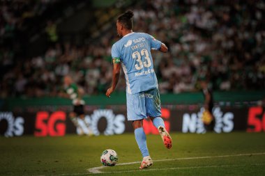 Portekiz Ligi maçında Aderlan Santos, Estadio Jose Alvalade, Lizbon, Portekiz 'de Sporting CP ve Rio Ave FC arasında 23 / 24 maç yaptı. (Maciej Rogowski)