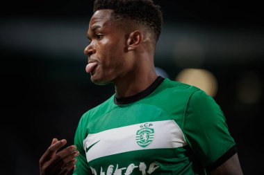 Liga Portugal maçında Geny Catamo Sporting CP ve Rio Ave FC arasında Estadio Jose Alvalade, Lizbon, Portekiz 'de oynanan 23 / 24 maçında. (Maciej Rogowski)