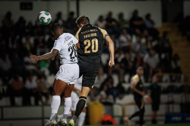 Pastor, Paulinho Liga Portekiz Betclic maçında SC Farense ile Sao Luis, Faro 'daki Sporting CP arasında 23 / 24 maç yaptı. (Maciej Rogowski)