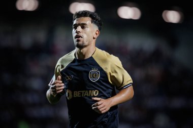 Pedro Goncalves, Liga Portekiz Betclic maçında SC Farense ile Sao Luis, Faro 'daki Sporting CP arasında 23 / 24 maç yaptı. (Maciej Rogowski)