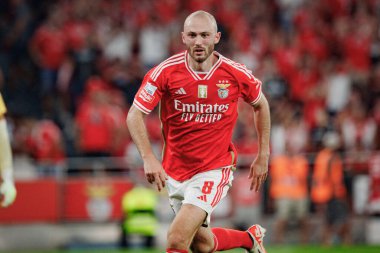 Lizbon 'un Estadio Da Luz şehrinde SL Benfica ile FC Porto arasında oynanan Liga Portekiz Betclic maçında X. (Maciej Rogowski)
