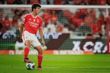 Liga Portugal Betclic maçında Joao Neves SL Benfica ve FC Porto arasında Estadio Da Luz, Lizbon 'da oynandı. (Maciej Rogowski)