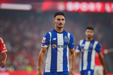 Liga Portugal Betclic maçında Stephen Eustaquio, Lizbon 'un Estadio Da Luz şehrinde SL Benfica ile FC Porto arasında 23 / 24 maç oynadı. (Maciej Rogowski)