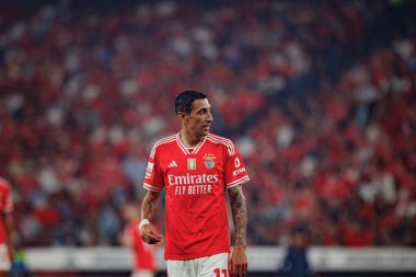 Estadio Da Luz, Lizbon 'daki SL Benfica ile FC Porto arasında oynanan Liga Portekiz Betclic maçında Angel Di Maria. (Maciej Rogowski)