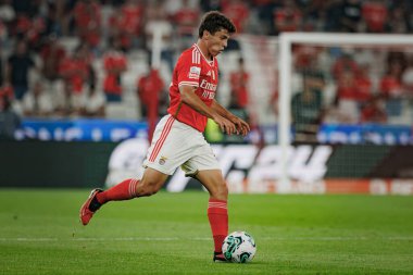 Liga Portugal Betclic maçında Joao Neves SL Benfica ve FC Porto arasında Estadio Da Luz, Lizbon 'da oynandı. (Maciej Rogowski)