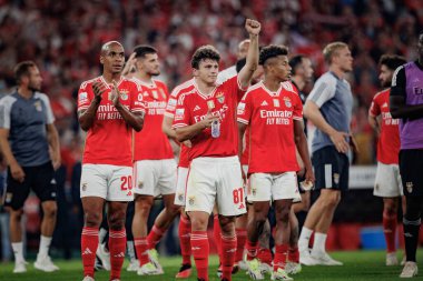 Liga Portugal Betclic maçında Joao Neves SL Benfica ve FC Porto arasında Estadio Da Luz, Lizbon 'da oynandı. (Maciej Rogowski)