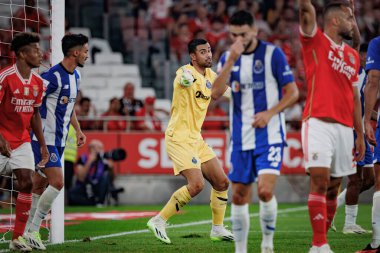 Diogo Costa, Liga Portekiz Betclic maçında SL Benfica ve FC Porto arasında oynanan maçta Estadio Da Luz, Lizbon 'da. (Maciej Rogowski)