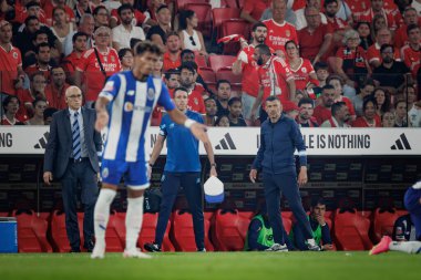 Sergio Conceicao Liga Portekiz Betclic maçında SL Benfica ve FC Porto arasında Estadio Da Luz, Lizbon 'da oynandı. (Maciej Rogowski)