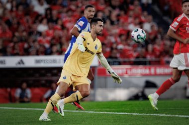 Diogo Costa, Liga Portekiz Betclic maçında SL Benfica ve FC Porto arasında oynanan maçta Estadio Da Luz, Lizbon 'da. (Maciej Rogowski)
