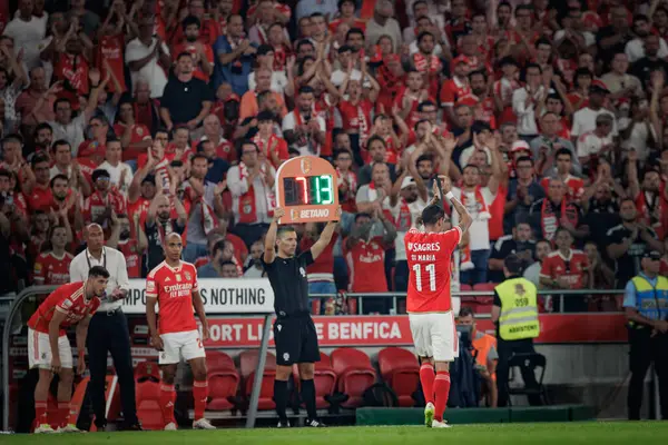 Angel Maria Podczas Meczu Liga Portugal Betclic Pomiędzy Benfica Porto — Zdjęcie stockowe