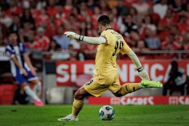 Diogo Costa, Liga Portekiz Betclic maçında SL Benfica ve FC Porto arasında oynanan maçta Estadio Da Luz, Lizbon 'da. (Maciej Rogowski)