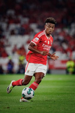 Liga Portugal Betclic maçında David Neres SL Benfica ve FC Porto arasında Estadio Da Luz, Lizbon 'da oynandı. (Maciej Rogowski)