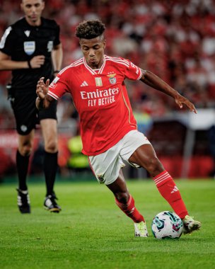 Liga Portugal Betclic maçında David Neres SL Benfica ve FC Porto arasında Estadio Da Luz, Lizbon 'da oynandı. (Maciej Rogowski)