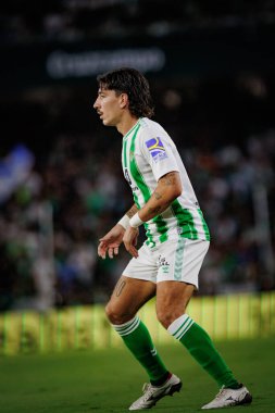 Hector Bellerin La Liga maçında Real Betis ile Valencia CF arasında Estadio Benito Villamarin, Seville 'de oynandı. (Maciej Rogowski)