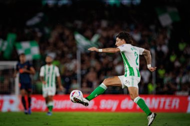 Hector Bellerin La Liga maçında Real Betis ile Valencia CF arasında Estadio Benito Villamarin, Seville 'de oynandı. (Maciej Rogowski)