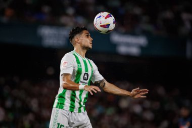 Marc Bartra La Liga maçında Real Betis ile Valencia CF arasında Estadio Benito Villamarin, Seville 'de oynandı. (Maciej Rogowski)