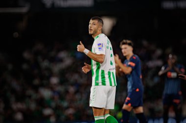 La Liga maçında Guido Rodriguez, Real Betis ve Valencia CF arasında Estadio Benito Villamarin, Seville 'de 23 / 24 oynadı. (Maciej Rogowski)