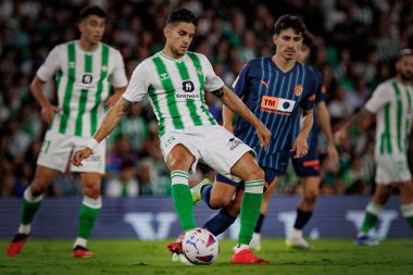 Marc Bartra La Liga maçında Real Betis ile Valencia CF arasında Estadio Benito Villamarin, Seville 'de oynandı. (Maciej Rogowski)