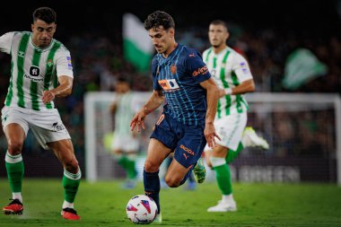 La Liga maçında Andre Almeida Real Betis ve Valencia CF arasında Estadio Benito Villamarin, Seville 'de 23 / 24 oynadı. (Maciej Rogowski)