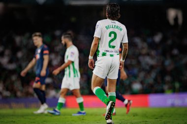 Hector Bellerin La Liga maçında Real Betis ile Valencia CF arasında Estadio Benito Villamarin, Seville 'de oynandı. (Maciej Rogowski)