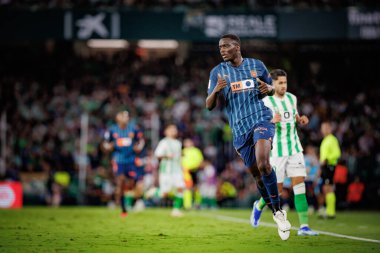 La Liga maçında Mouctar Diakhaby Real Betis ile Valencia CF arasında Estadio Benito Villamarin, Seville 'de oynanan 23 / 24 maçında. (Maciej Rogowski)