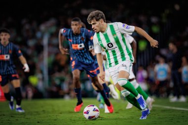 La Liga maçında Ez Abde Real Betis ve Valencia CF arasında Estadio Benito Villamarin, Seville 'de oynanan 23 / 24 maçında. (Maciej Rogowski)