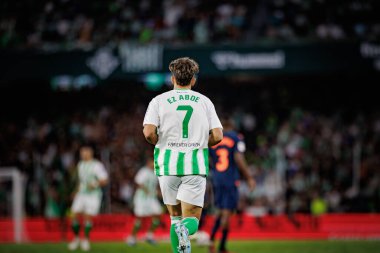 La Liga maçında Ez Abde Real Betis ve Valencia CF arasında Estadio Benito Villamarin, Seville 'de oynanan 23 / 24 maçında. (Maciej Rogowski)