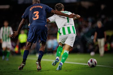 Mosquera, Ez Abde La Liga maçında Real Betis ve Valencia CF arasında Estadio Benito Villamarin, Seville 'de. (Maciej Rogowski)