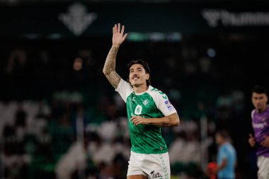 Hector Bellerin La Liga maçında Real Betis ile Valencia CF arasında Estadio Benito Villamarin, Seville 'de oynandı. (Maciej Rogowski)