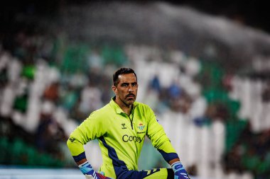 Claudio Bravo La Liga maçında 23 / 24 Real Betis ve Valencia CF arasında Seville, Estadio Benito Villamarin 'de oynandı. (Maciej Rogowski)