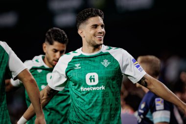 Marc Bartra La Liga maçında Real Betis ile Valencia CF arasında Estadio Benito Villamarin, Seville 'de oynandı. (Maciej Rogowski)