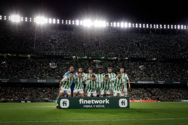 La Liga maçında Real Betis ve Valencia CF arasında oynanan Real Betis takımı Estadio Benito Villamarin, Seville 'de. (Maciej Rogowski)