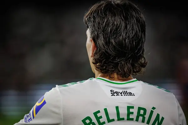 stock image Hector Bellerin during La Liga 23/24 game between Real Betis and Valencia CF at Estadio Benito Villamarin, Seville. (Maciej Rogowski)