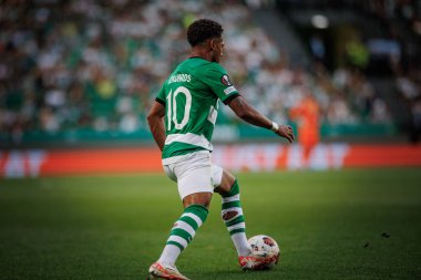 UEFA Avrupa Ligi sırasında Marcus Edwards, Portekiz 'deki Estadio Jose Alvalade' de Sporting CP ve Atalanta BC arasında oynanan 23 / 24 maçında. (Maciej Rogowski)