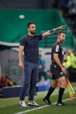 Liga Portugal Betclic maçında Ruben Amorim, Sporting CP ve FC Arouca arasında Estadio Jose Alvalade, Lizbon, Portekiz 'de oynanan 23 / 24 maçında. (Maciej Rogowski)