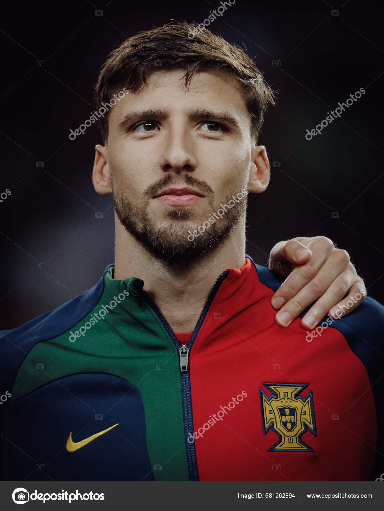 Ruben Dias Uefa Euro 2024 Qualifying Game National Teams Portugal