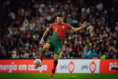 Goncalo Ramos UEFA Euro 2024 eleme maçında Portekiz ve Slovakya milli takımları arasında Estadio do Dragao, Porto 'da oynandı. (Maciej Rogowski)
