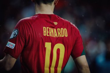 UEFA Euro 2024 eleme maçında Portekiz ve Slovakya milli takımları arasında Estadio do Dragao, Porto 'da oynanan Bernardo Silva. (Maciej Rogowski)