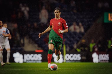 Joao Felix UEFA Euro 2024 eleme maçında Portekiz ve Slovakya milli takımları arasında Estadio do Dragao, Porto 'da oynandı. (Maciej Rogowski)